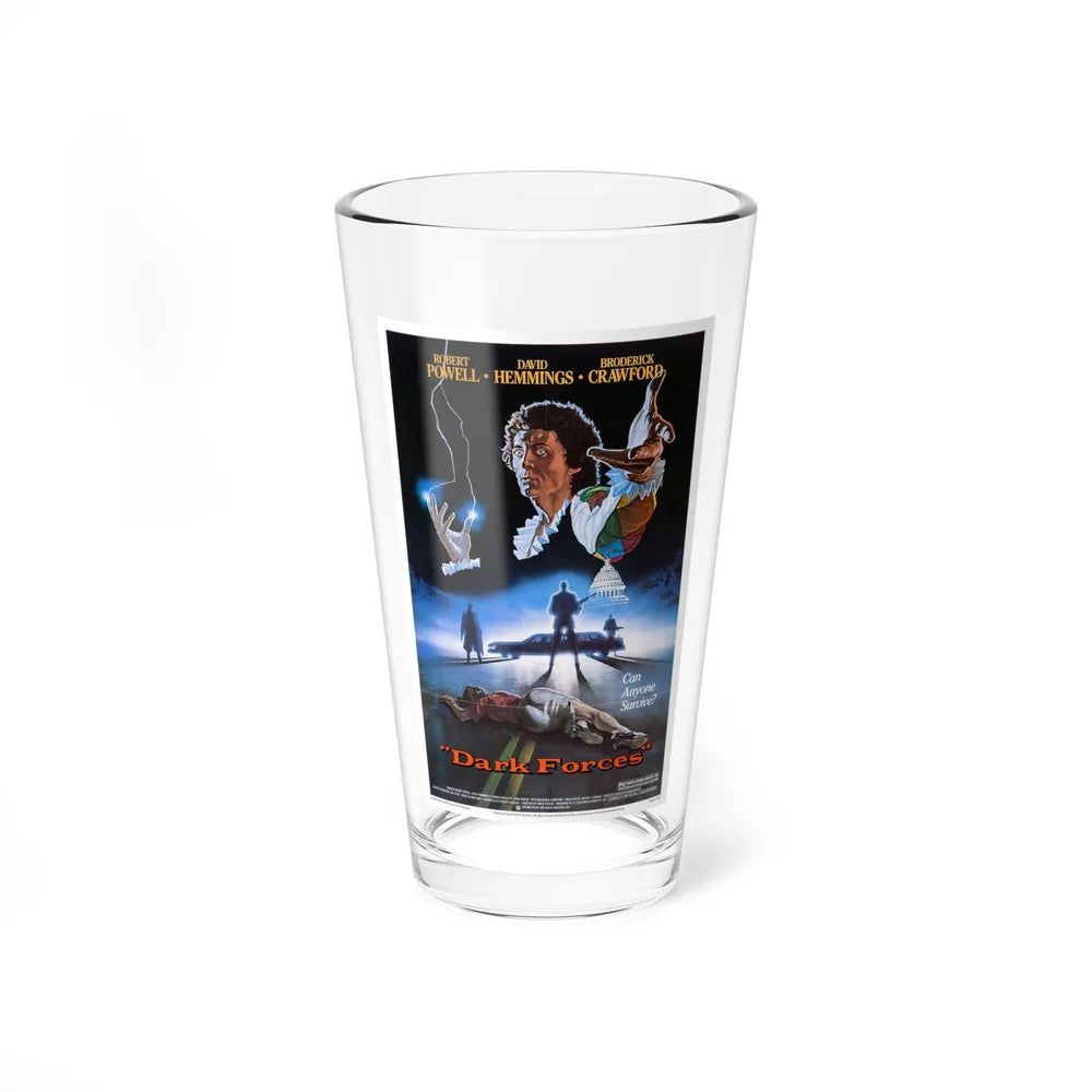 DARK FORCES (HARLEQUIN) 1980 Movie Poster - Pint Glass 16oz-16oz-Go Mug Yourself