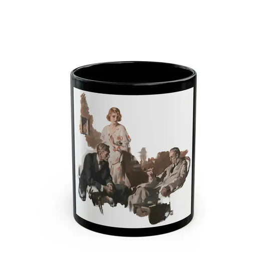 Dark Forests (1), McCall's, February 1930 - Black Coffee Mug 11oz - Go Mug Yourself