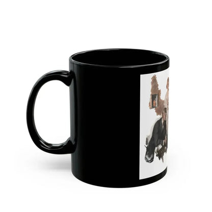 Dark Forests (1), McCall's, February 1930 - Black Coffee Mug - Go Mug Yourself