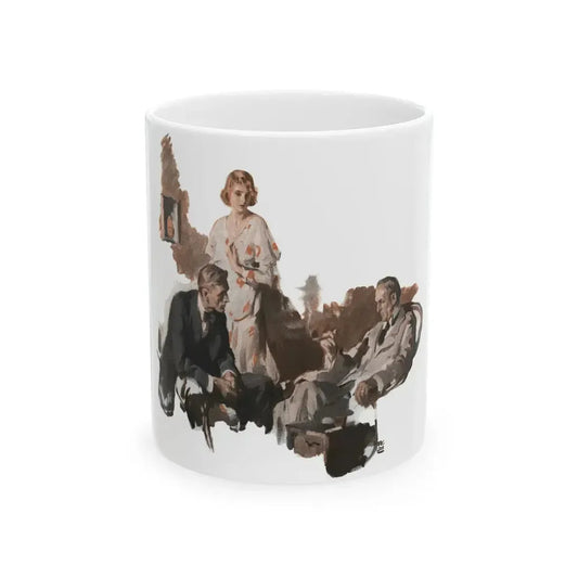 Dark Forests (1), McCall's, February 1930 - White Coffee Mug 11oz - Go Mug Yourself