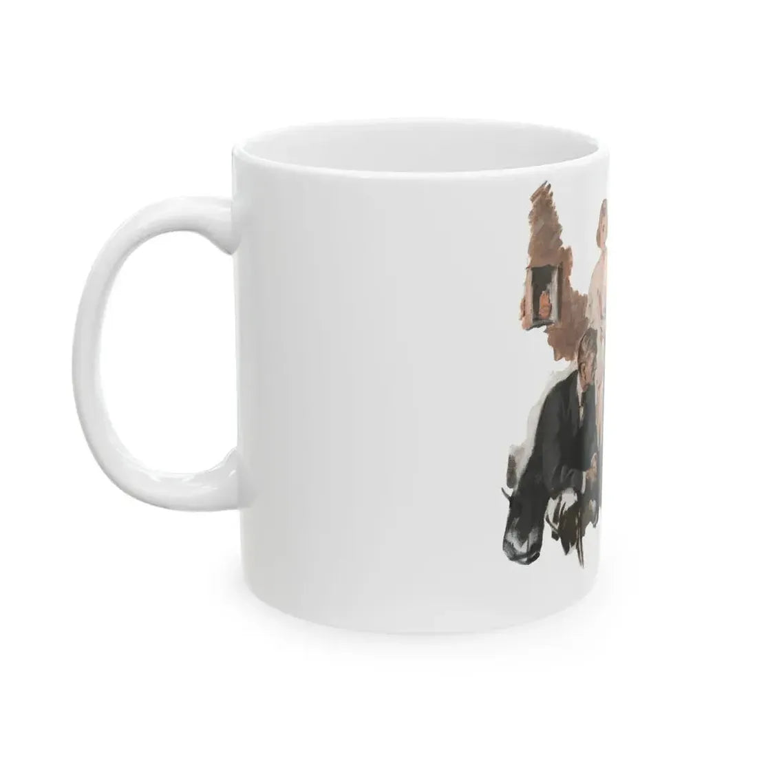 Dark Forests (1), McCall's, February 1930 - White Coffee Mug - Go Mug Yourself