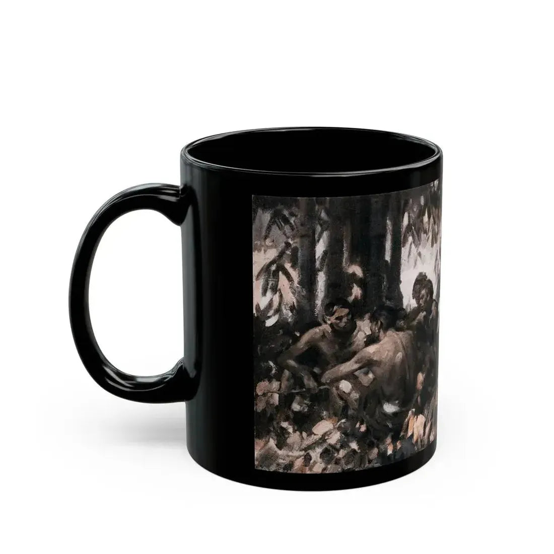 Dark Forests (2), McCall's, February 1930 - Black Coffee Mug - Go Mug Yourself