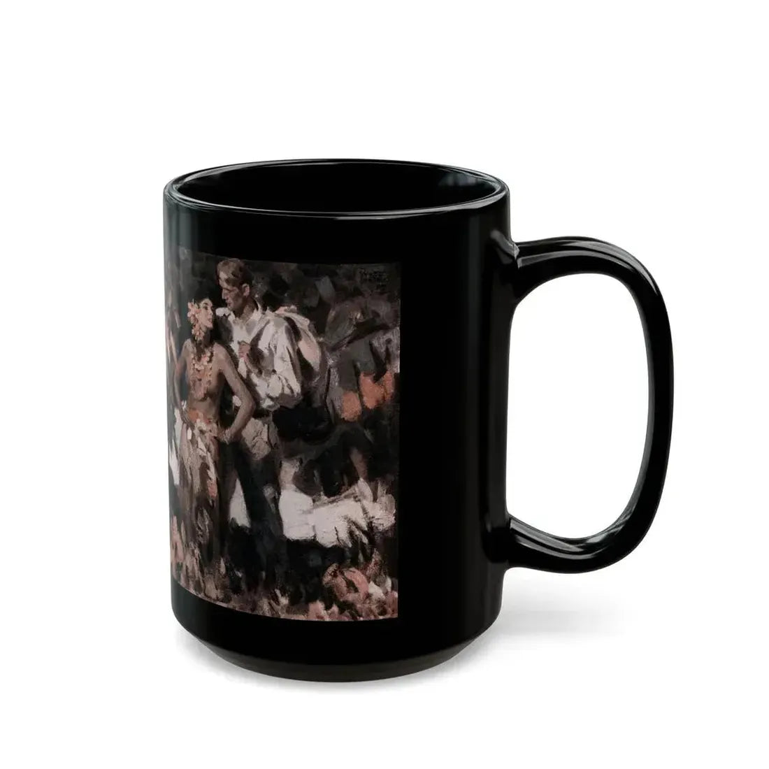 Dark Forests (2), McCall's, February 1930 - Black Coffee Mug - Go Mug Yourself