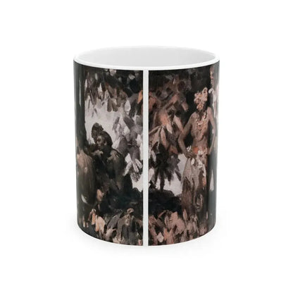 Dark Forests (2), McCall's, February 1930 - White Coffee Mug 11oz - Go Mug Yourself