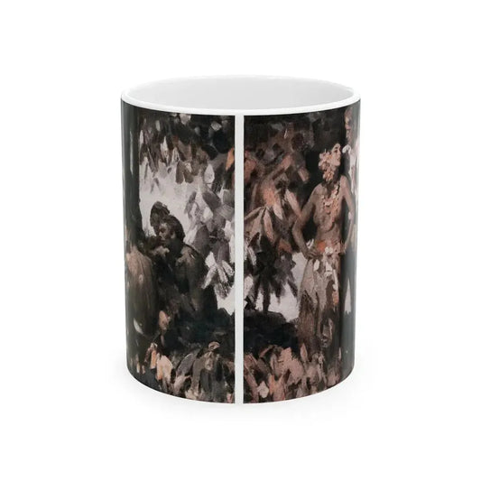 Dark Forests (2), McCall's, February 1930 - White Coffee Mug 11oz - Go Mug Yourself