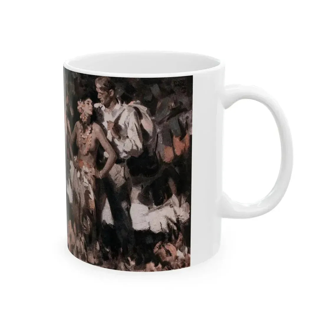 Dark Forests (2), McCall's, February 1930 - White Coffee Mug - Go Mug Yourself