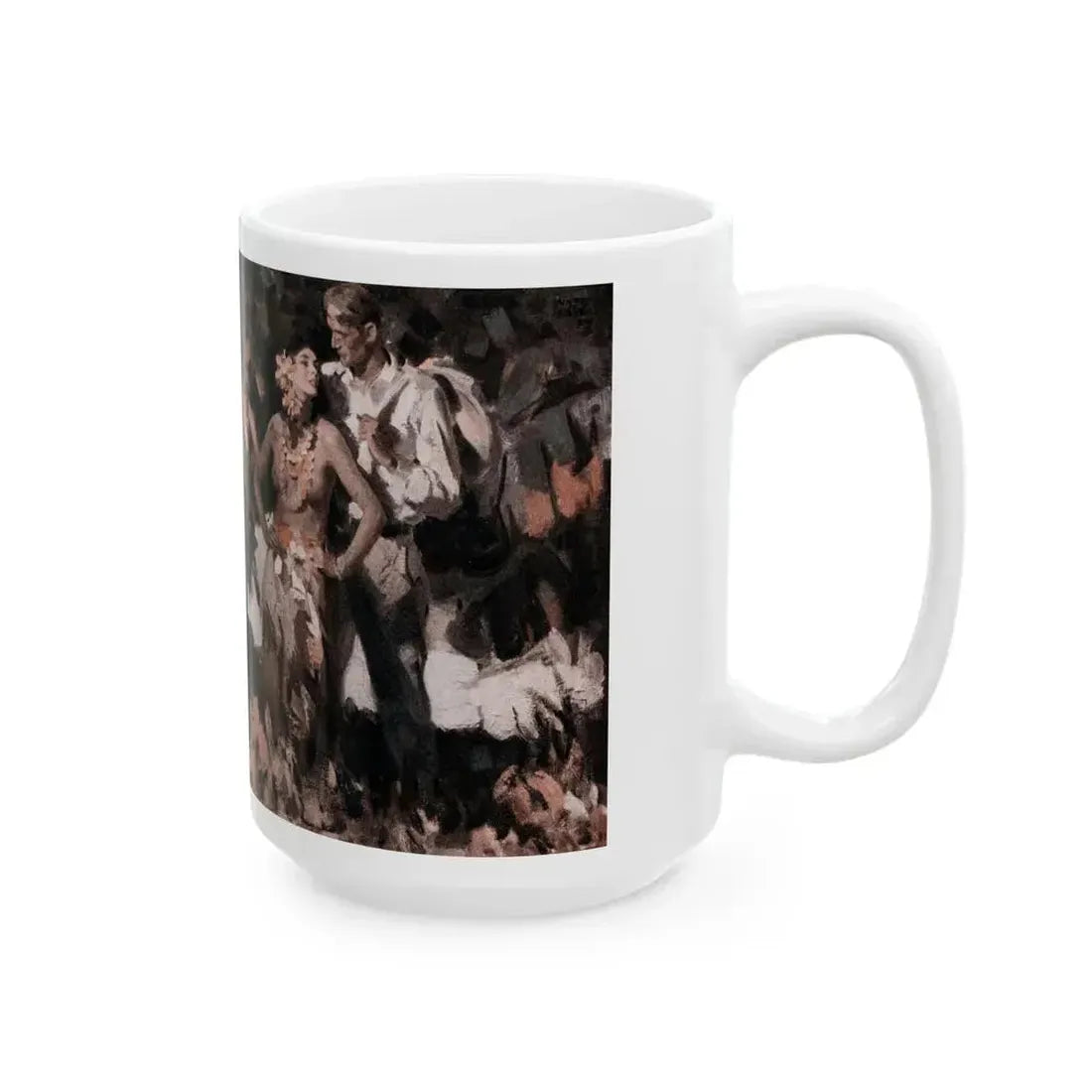 Dark Forests (2), McCall's, February 1930 - White Coffee Mug - Go Mug Yourself