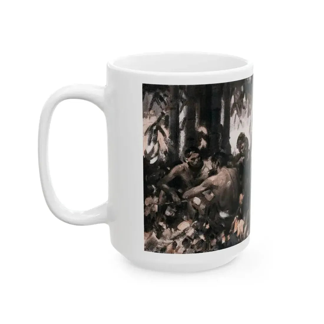 Dark Forests (2), McCall's, February 1930 - White Coffee Mug - Go Mug Yourself