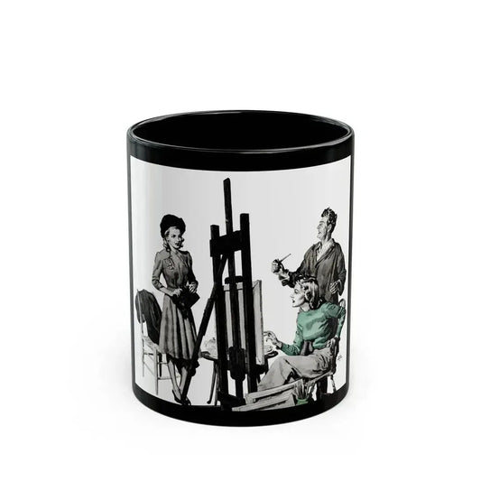 Dark Fortune, Liberty magazine, November 16, 1940 - Black Coffee Mug 11oz - Go Mug Yourself