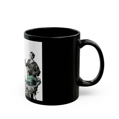 Dark Fortune, Liberty magazine, November 16, 1940 - Black Coffee Mug - Go Mug Yourself