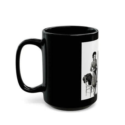 Dark Fortune, Liberty magazine, November 16, 1940 - Black Coffee Mug - Go Mug Yourself