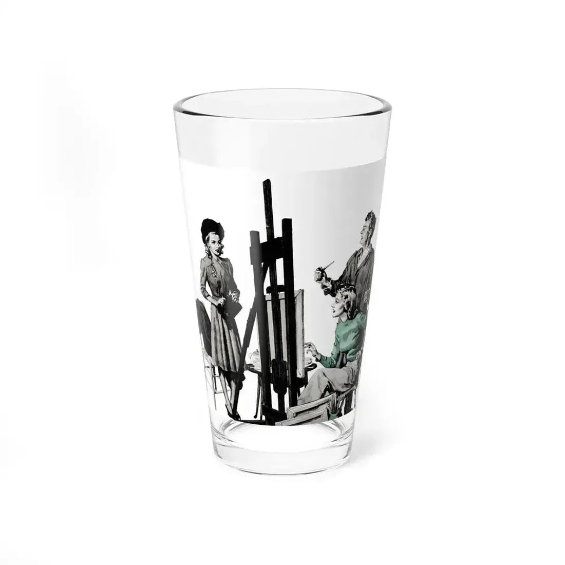 Dark Fortune, Liberty magazine, November 16, 1940 - Pint Glass 16oz 16oz - Go Mug Yourself