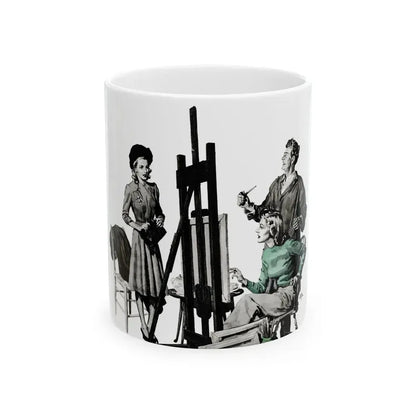 Dark Fortune, Liberty magazine, November 16, 1940 - White Coffee Mug 11oz - Go Mug Yourself