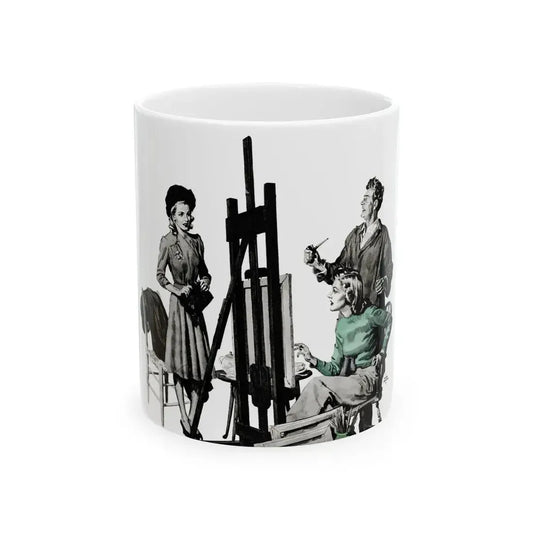 Dark Fortune, Liberty magazine, November 16, 1940 - White Coffee Mug 11oz - Go Mug Yourself