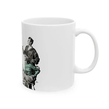 Dark Fortune, Liberty magazine, November 16, 1940 - White Coffee Mug - Go Mug Yourself