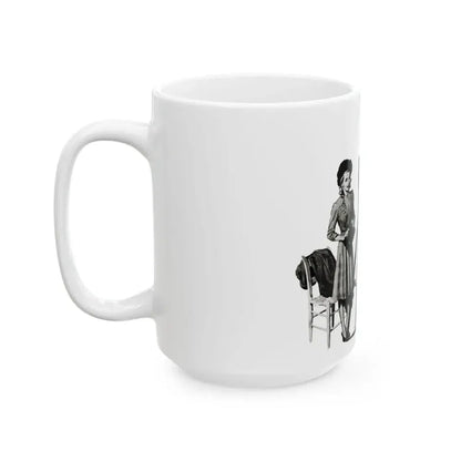 Dark Fortune, Liberty magazine, November 16, 1940 - White Coffee Mug - Go Mug Yourself