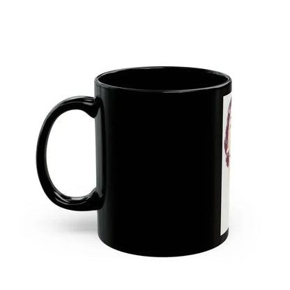 Dark Haired Women Portrait (c. 1950s) - Black Coffee Mug - Go Mug Yourself