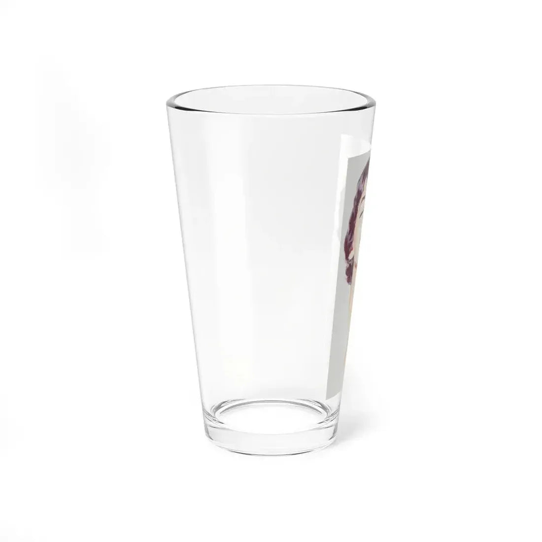 Dark Haired Women Portrait (c. 1950s) - Pint Glass 16oz - Go Mug Yourself