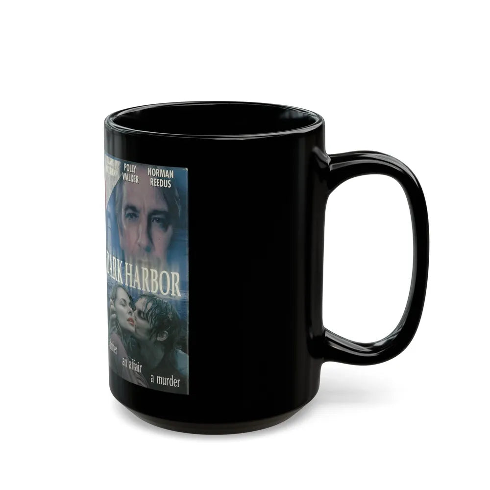 DARK HARBOR (VHS COVER) - Black Coffee Mug-Go Mug Yourself