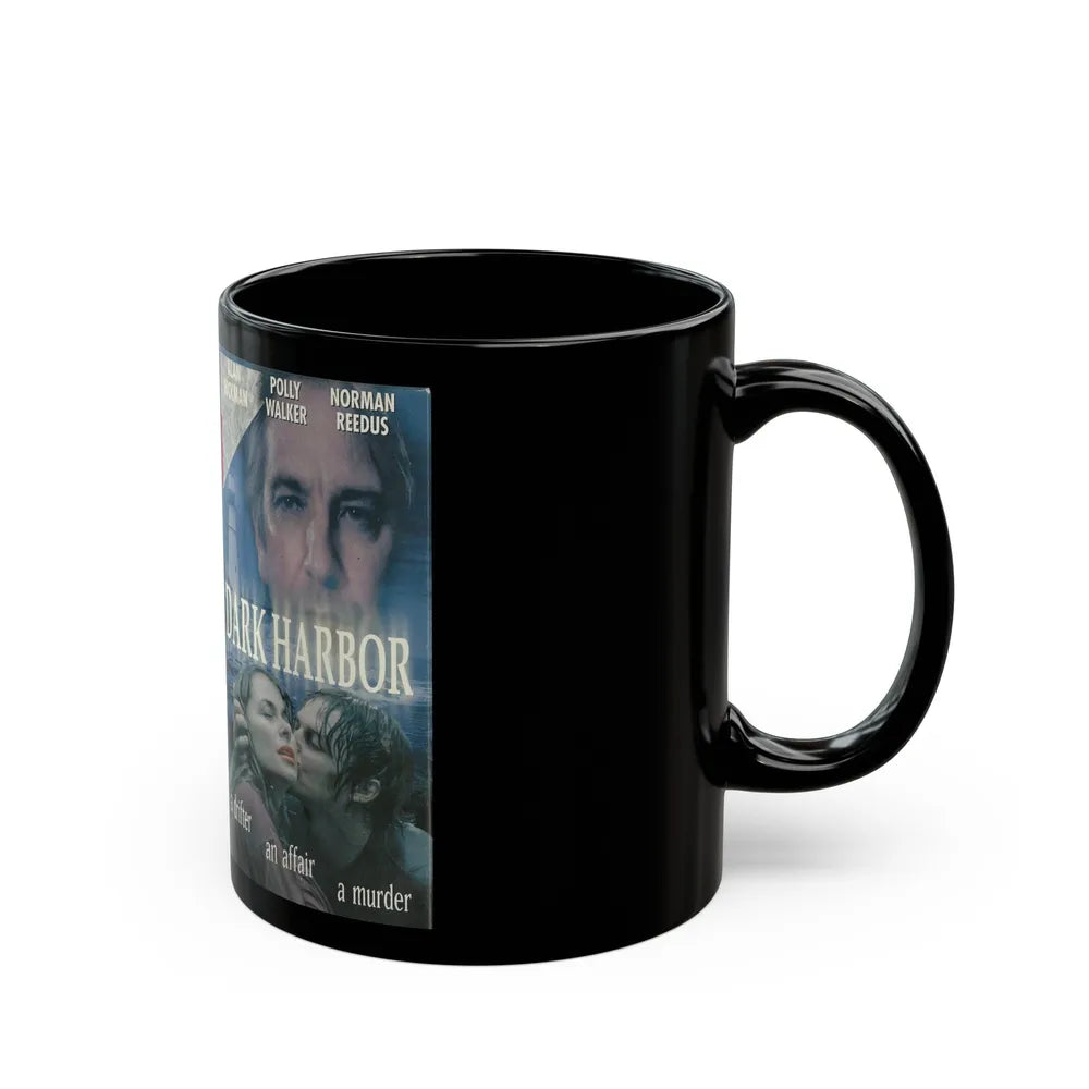 DARK HARBOR (VHS COVER) - Black Coffee Mug-Go Mug Yourself