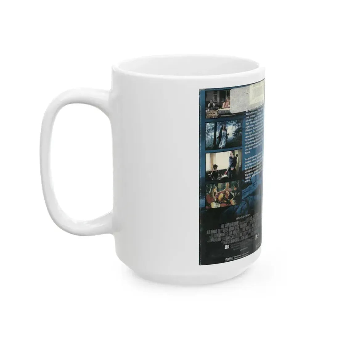 DARK HARBOR (VHS COVER) - White Coffee Mug - Go Mug Yourself