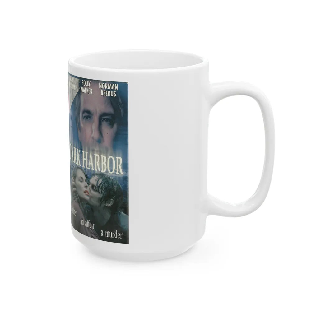 DARK HARBOR (VHS COVER) - White Coffee Mug-Go Mug Yourself