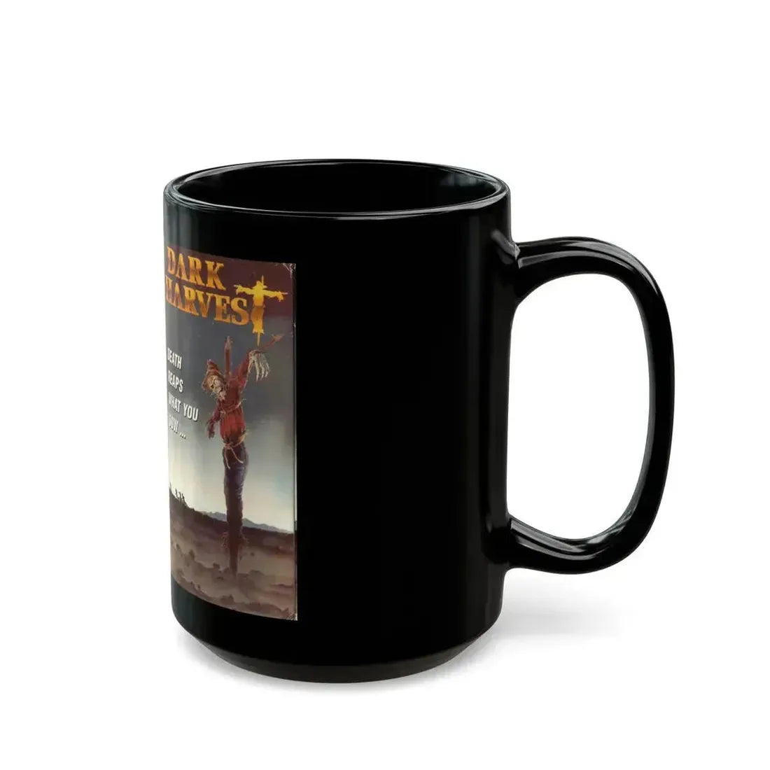 DARK HARVEST (VHS COVER) - Black Coffee Mug - Go Mug Yourself