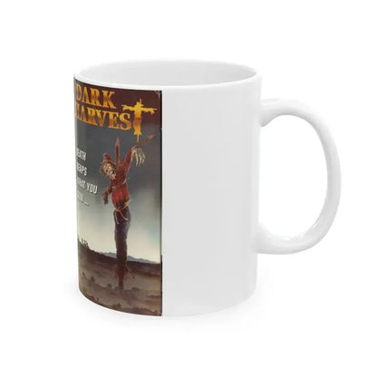 DARK HARVEST (VHS COVER) - White Coffee Mug - Go Mug Yourself