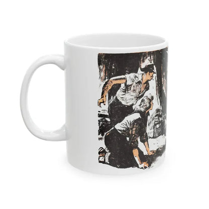 Dark Interlude (1), Blue Book Magazine, August 1949 - White Coffee Mug - Go Mug Yourself