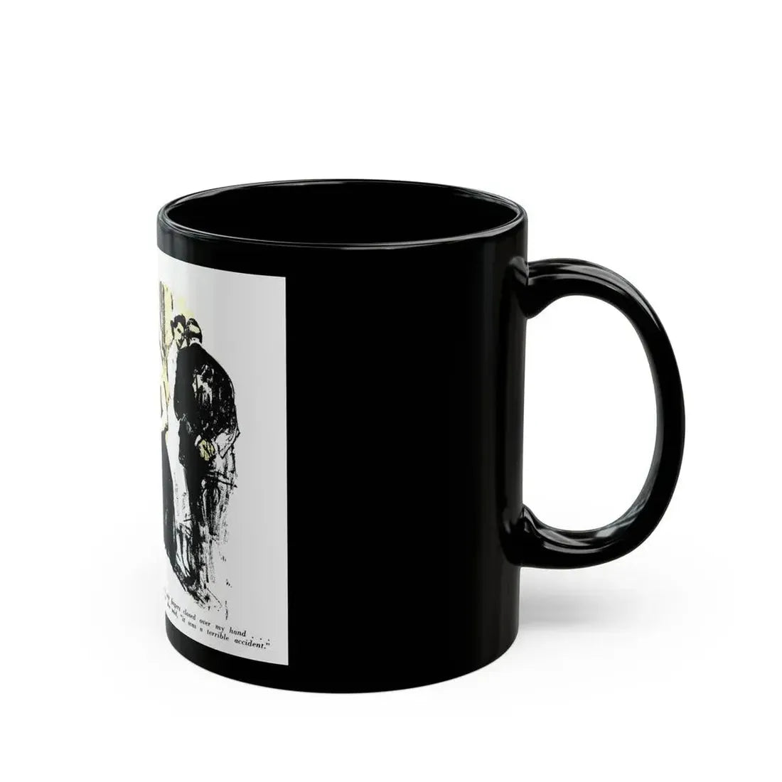 Dark Interlude (2), Blue Book Magazine, August 1949 - Black Coffee Mug - Go Mug Yourself