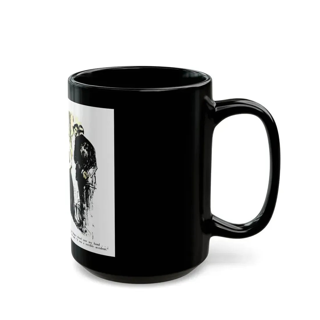 Dark Interlude (2), Blue Book Magazine, August 1949 - Black Coffee Mug - Go Mug Yourself