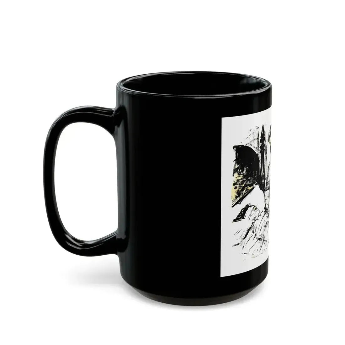 Dark Interlude (2), Blue Book Magazine, August 1949 - Black Coffee Mug - Go Mug Yourself