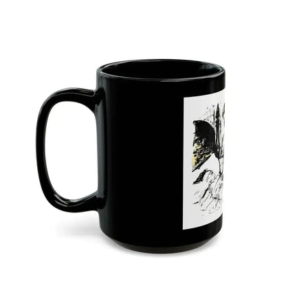 Dark Interlude (2), Blue Book Magazine, August 1949 - Black Coffee Mug - Go Mug Yourself