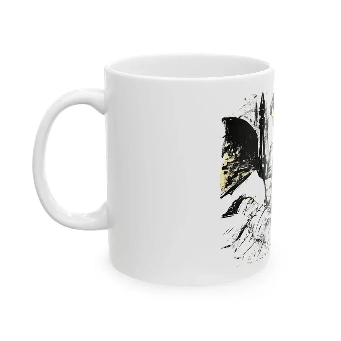 Dark Interlude (2), Blue Book Magazine, August 1949 - White Coffee Mug - Go Mug Yourself