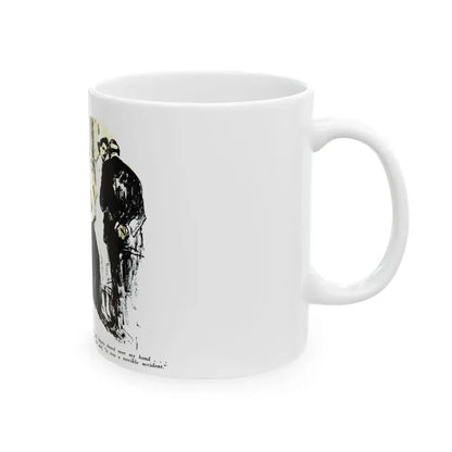 Dark Interlude (2), Blue Book Magazine, August 1949 - White Coffee Mug - Go Mug Yourself