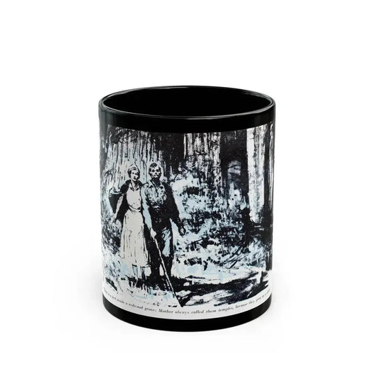 Dark Interlude (3), Blue Book Magazine, August 1949 - Black Coffee Mug 11oz - Go Mug Yourself