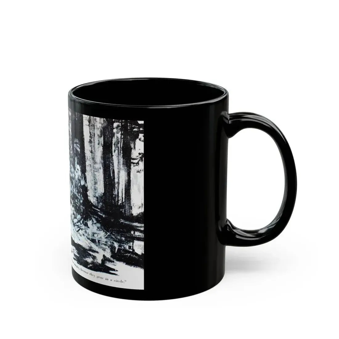 Dark Interlude (3), Blue Book Magazine, August 1949 - Black Coffee Mug - Go Mug Yourself