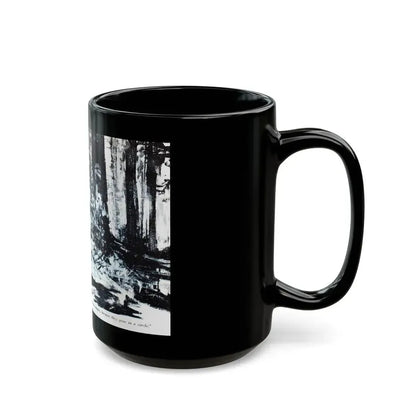 Dark Interlude (3), Blue Book Magazine, August 1949 - Black Coffee Mug - Go Mug Yourself