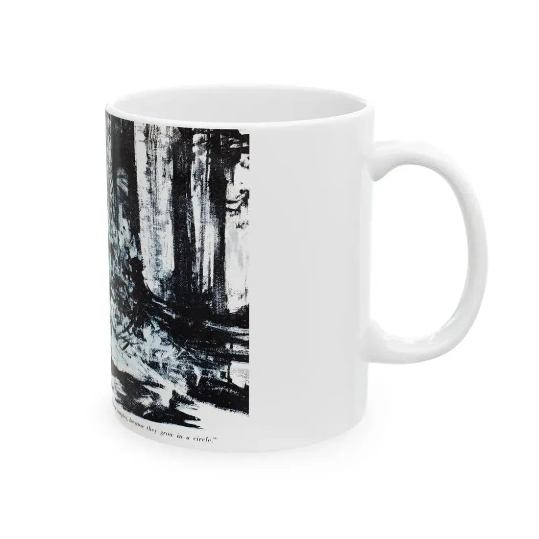 Dark Interlude (3), Blue Book Magazine, August 1949 - White Coffee Mug - Go Mug Yourself