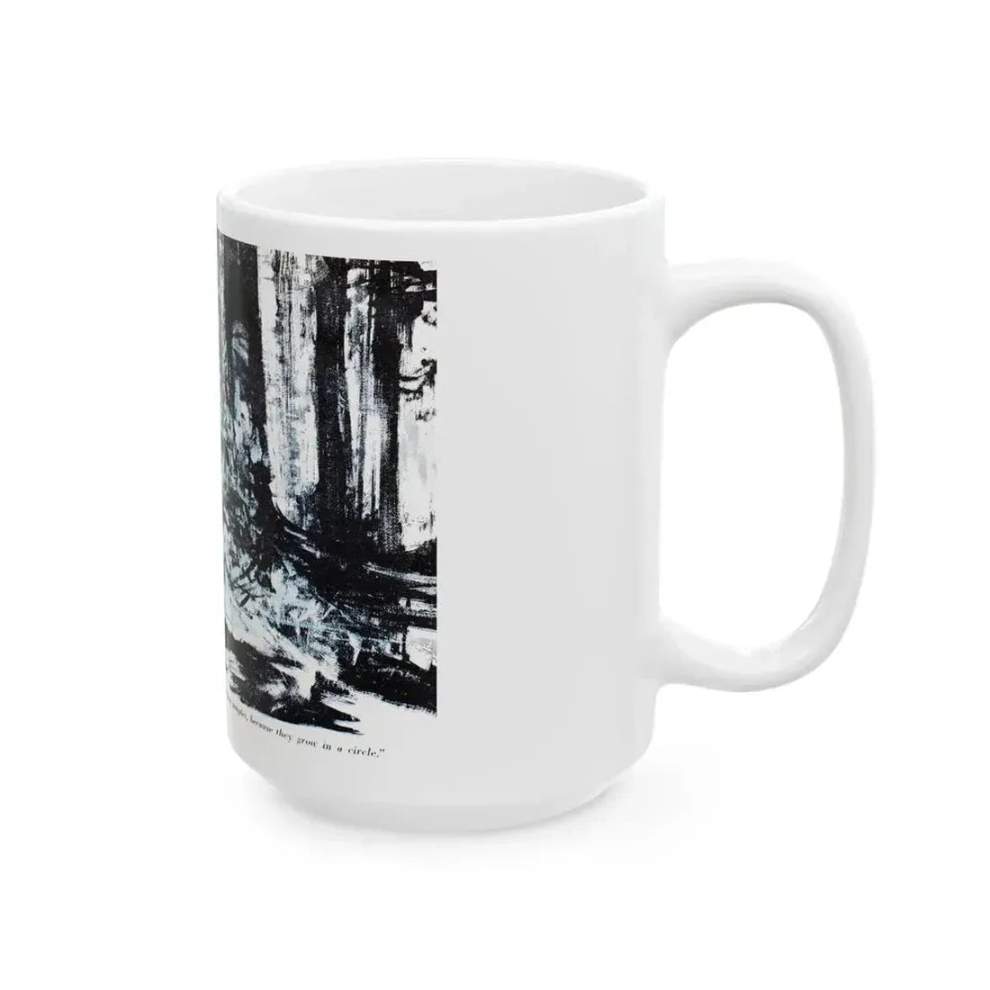 Dark Interlude (3), Blue Book Magazine, August 1949 - White Coffee Mug - Go Mug Yourself