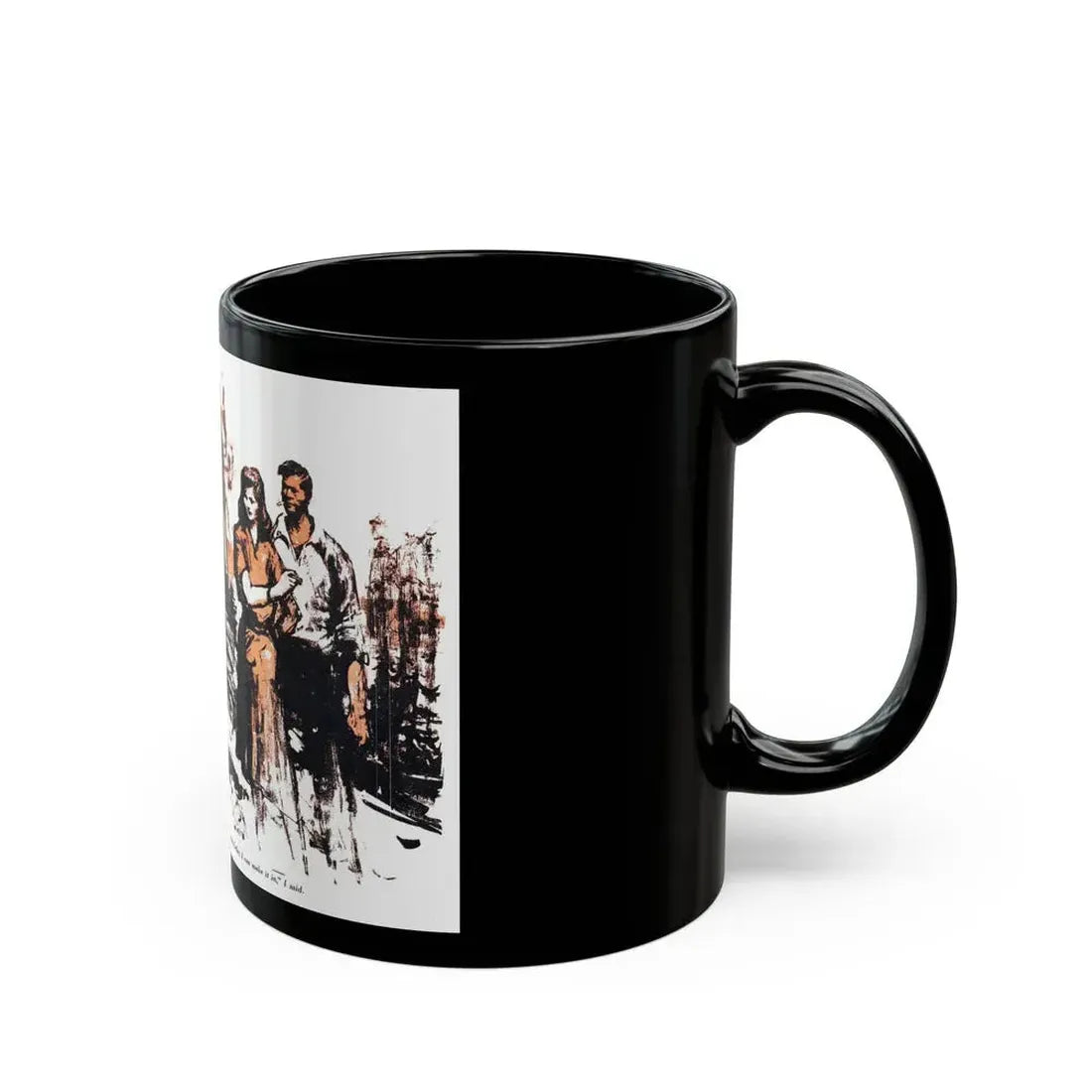 Dark Interlude (4), Blue Book Magazine, August 1949 - Black Coffee Mug - Go Mug Yourself