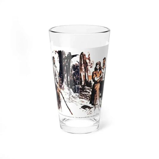 Dark Interlude (4), Blue Book Magazine, August 1949 - Pint Glass 16oz 16oz - Go Mug Yourself
