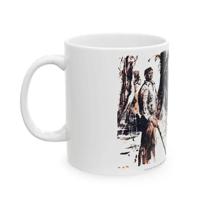 Dark Interlude (4), Blue Book Magazine, August 1949 - White Coffee Mug - Go Mug Yourself