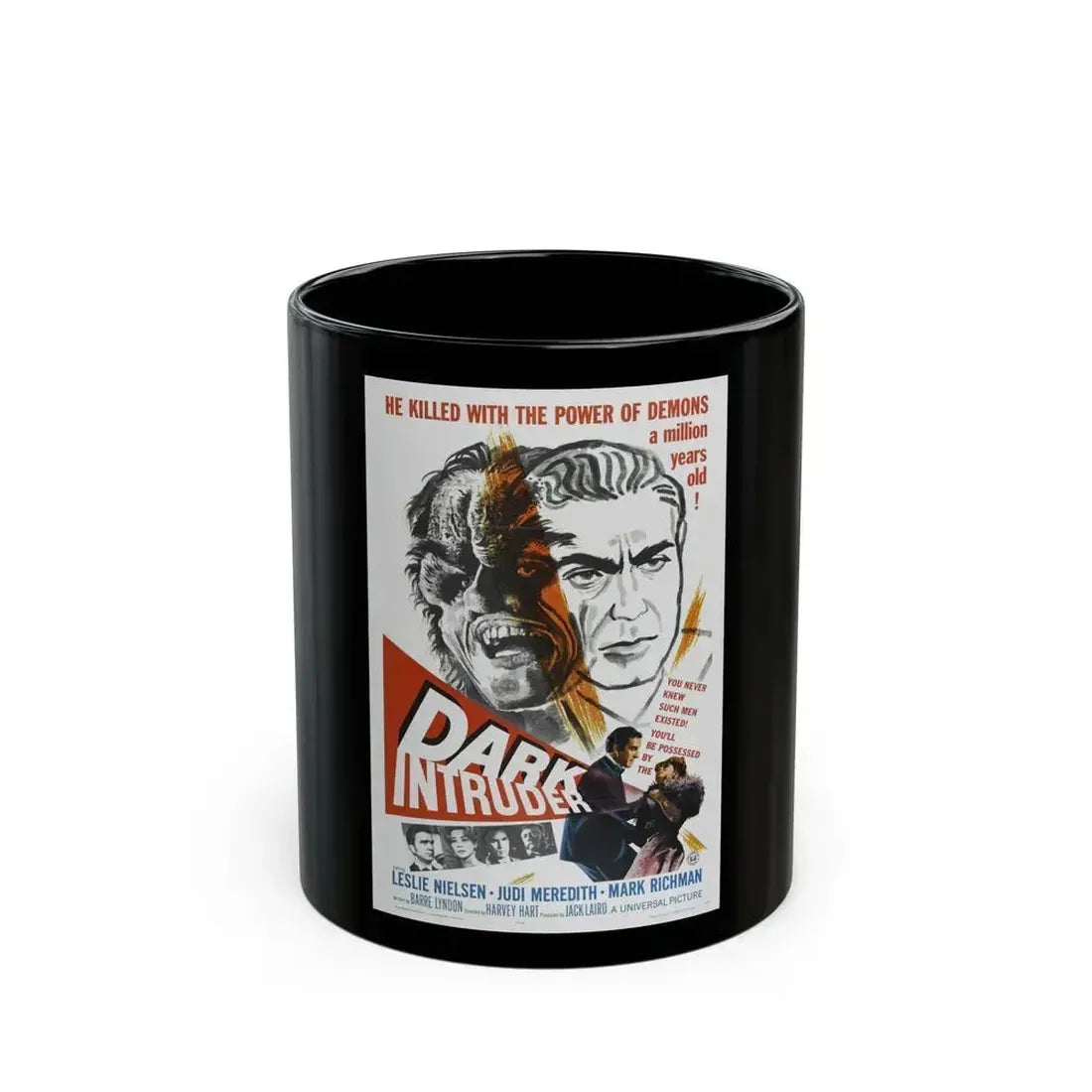 DARK INTRUDER 1965 Movie Poster - Black Coffee Mug 11oz - Go Mug Yourself