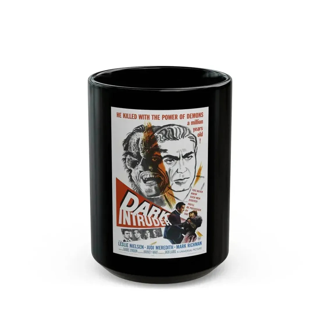 DARK INTRUDER 1965 Movie Poster - Black Coffee Mug 15oz - Go Mug Yourself