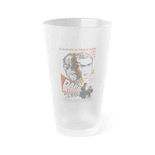 DARK INTRUDER 1965 Movie Poster - Frosted Pint Glass 16oz Default Title - Go Mug Yourself