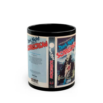 DARK KNIGHT OF THE SCARECROW (VHS COVER) - Black Coffee Mug 11oz - Go Mug Yourself