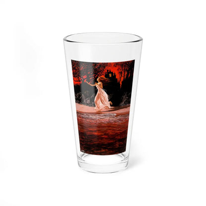 Dark Mansion, Paperback Novel Cover (Signet, 1974) - Pint Glass 16oz-16oz-Go Mug Yourself