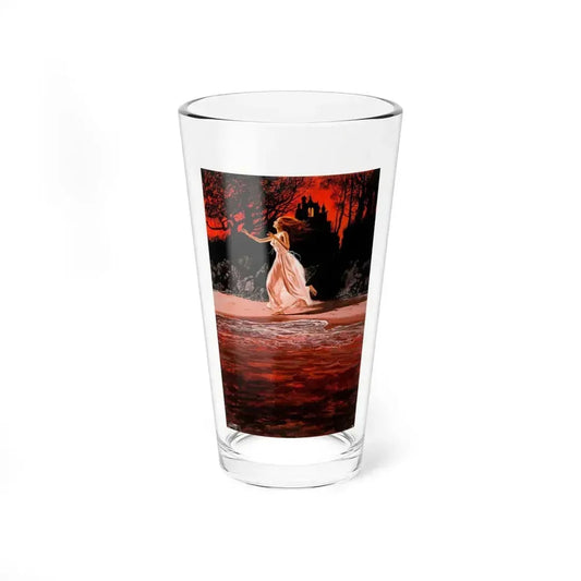 Dark Mansion, Paperback Novel Cover (Signet, 1974) - Pint Glass 16oz 16oz - Go Mug Yourself