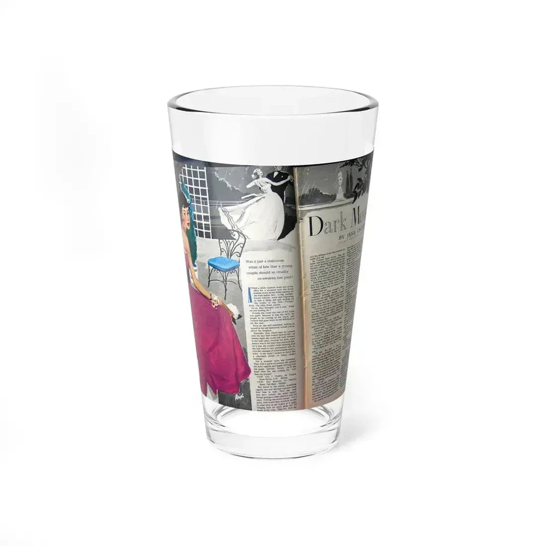 Dark Memory, Woman's Own, August 14, 1952 - Pint Glass 16oz 16oz - Go Mug Yourself